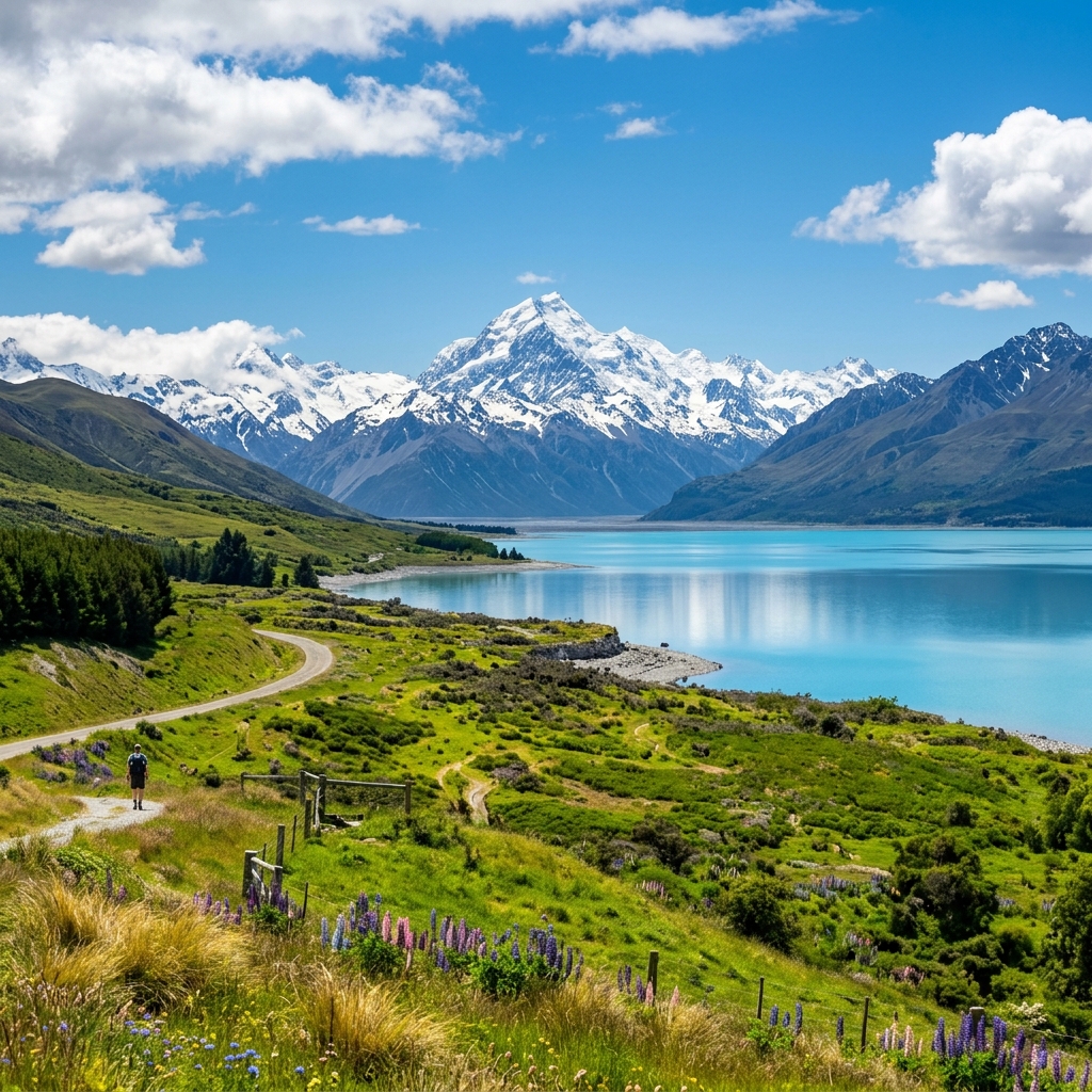 Mountain Landscape New Zealand